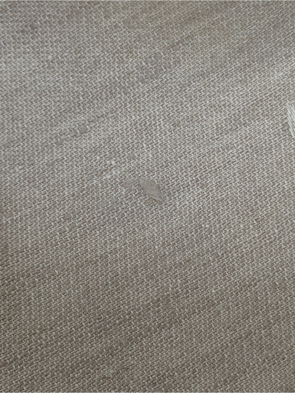 Williams Sonoma Neutral Beige Damask Cotton-Linen Table Linen - Picture 12 of 12